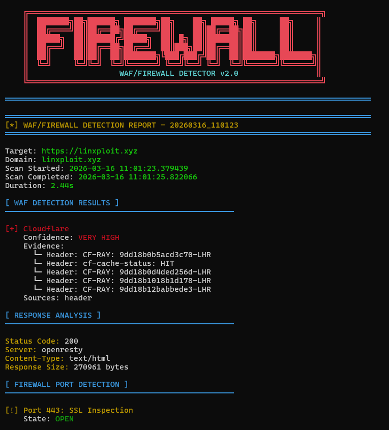 WAF Detector