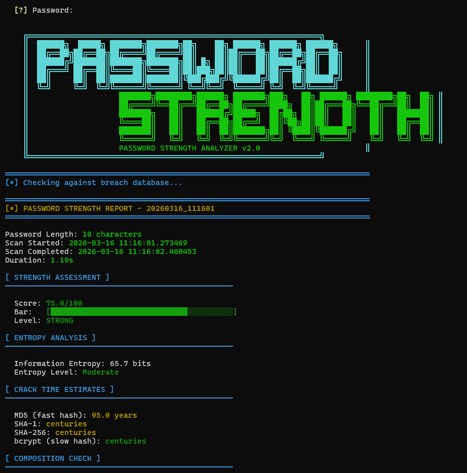Password Strength Check